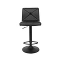 Load image into Gallery viewer, Artiss Set of 2 PU Leather Gas Lift Bar Stools - Black