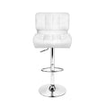 Load image into Gallery viewer, Artiss Set of 2 PU Leather Gas Lift Bar Stools - White and Chrome