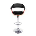 Load image into Gallery viewer, Artiss Wooden Bar Stool - Black and Wood