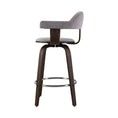 Load image into Gallery viewer, Artiss Set of 2 Bar Stools Wooden Swivel Bar Stool Kitchen Dining Chair - Wood, Chrome and Grey