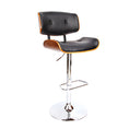 Load image into Gallery viewer, Artiss Wooden Gas Lift Bar Stool - Black and Chrome