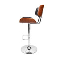 Load image into Gallery viewer, Artiss Wooden Gas Lift Bar Stool - Black and Chrome