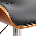 Load image into Gallery viewer, Artiss Wooden Gas Lift Bar Stool - Black and Chrome