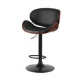 Load image into Gallery viewer, Artiss Kitchen Bar Stools Swivel Gas Lift Wooden Stool Metal Black Barstools