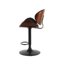 Load image into Gallery viewer, Artiss Kitchen Bar Stools Swivel Gas Lift Wooden Stool Metal Black Barstools