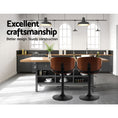 Load image into Gallery viewer, Artiss Kitchen Bar Stools Swivel Gas Lift Wooden Stool Metal Black Barstools