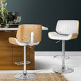 Load image into Gallery viewer, Artiss Bar Stools Kitchen Stool Chairs Metal Barstool Dining Chair Swivel White