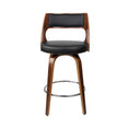 Load image into Gallery viewer, Artiss Set of 2 Wooden Bar Stools - Black
