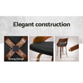 Load image into Gallery viewer, Artiss Set of 2 Wooden Bar Stools - Black