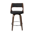 Load image into Gallery viewer, Artiss Set of 2 Wooden Bar Stools PU Leather - Black and Wood