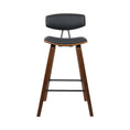 Load image into Gallery viewer, Artiss Set of 2 PU Leather Circular Footrest Bar Stools - Black