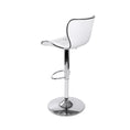 Load image into Gallery viewer, Artiss Set of 2 PU Leather Patterned Bar Stools - White and Chrome