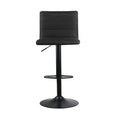 Load image into Gallery viewer, Artiss Set of 2 Faux Linen Bar Stools - Black