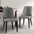Load image into Gallery viewer, Artiss Set of 2 Fabric Dining Chairs - Grey
