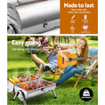 Load image into Gallery viewer, Grillz Portable BBQ Drill Outdoor Camping Charcoal Barbeque Smoker Foldable