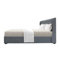 Load image into Gallery viewer, Artiss Bed Frame Queen Size Gas Lift Grey ISSA