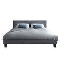 Load image into Gallery viewer, Artiss Bed Frame Double Size Grey NEO