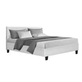 Load image into Gallery viewer, Artiss Bed Frame Double Size White NEO