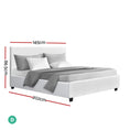 Load image into Gallery viewer, Artiss Bed Frame Double Size White NEO