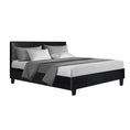 Load image into Gallery viewer, Artiss Bed Frame Double Size Black NEO
