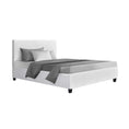 Load image into Gallery viewer, Artiss Bed Frame King Single Size White NEO