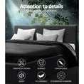 Load image into Gallery viewer, Artiss Bed Frame Queen Size Charcoal NEO
