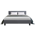 Load image into Gallery viewer, Artiss Bed Frame Queen Size Grey NEO