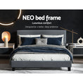 Load image into Gallery viewer, Artiss Bed Frame Queen Size Grey NEO