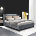 Load image into Gallery viewer, Artiss Bed Frame Double Size Grey PIER