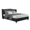 Load image into Gallery viewer, Artiss Bed Frame King Size Charcoal PIER
