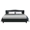 Load image into Gallery viewer, Artiss Bed Frame King Size Charcoal PIER
