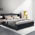Load image into Gallery viewer, Artiss Bed Frame King Size Charcoal PIER