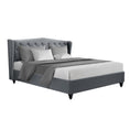 Load image into Gallery viewer, Artiss Bed Frame King Size Grey PIER