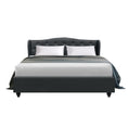 Load image into Gallery viewer, Artiss Bed Frame Queen Size Charcoal PIER