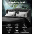 Load image into Gallery viewer, Artiss Bed Frame Queen Size Charcoal PIER