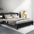 Load image into Gallery viewer, Artiss Bed Frame Queen Size Charcoal PIER