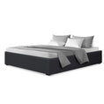 Load image into Gallery viewer, Artiss Bed Frame Double Size Gas Lift Base Charcoal TOKI