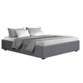 Load image into Gallery viewer, Artiss Bed Frame King Size Gas Lift Base Grey TOKI