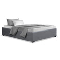 Load image into Gallery viewer, Artiss Bed Frame King Single Size Gas Lift Base Grey TOKI