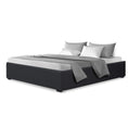 Load image into Gallery viewer, Artiss Bed Frame Queen Size Gas Lift Base Charcoal TOKI