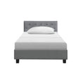 Load image into Gallery viewer, Artiss Bed Frame Single Size Grey VANKE