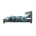 Load image into Gallery viewer, Artiss Bed Frame Single Size Grey VANKE