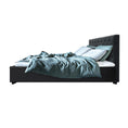 Load image into Gallery viewer, Artiss Bed Frame Queen Size Gas Lift Charcoal VILA