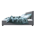 Load image into Gallery viewer, Artiss Bed Frame Queen Size Gas Lift Grey VILA