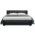 Load image into Gallery viewer, Artiss Bed Frame King Size Gas Lift Black TIYO