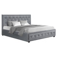 Load image into Gallery viewer, Artiss Bed Frame King Size Gas Lift Grey TIYO