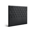 Load image into Gallery viewer, Double Size Bed Head Headboard Bedhead Fabric Frame Base CAPPI Charcoal