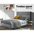 Load image into Gallery viewer, Artiss Bed Head Headboard King Single Bedhead Fabric CAPPI Grey