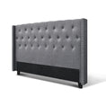 Load image into Gallery viewer, Artiss Bed Head Headboard King Size Bedhead Fabric Frame Base Grey LUCA