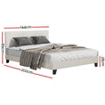 Load image into Gallery viewer, Artiss Bed Frame Double Size Boucle NEO